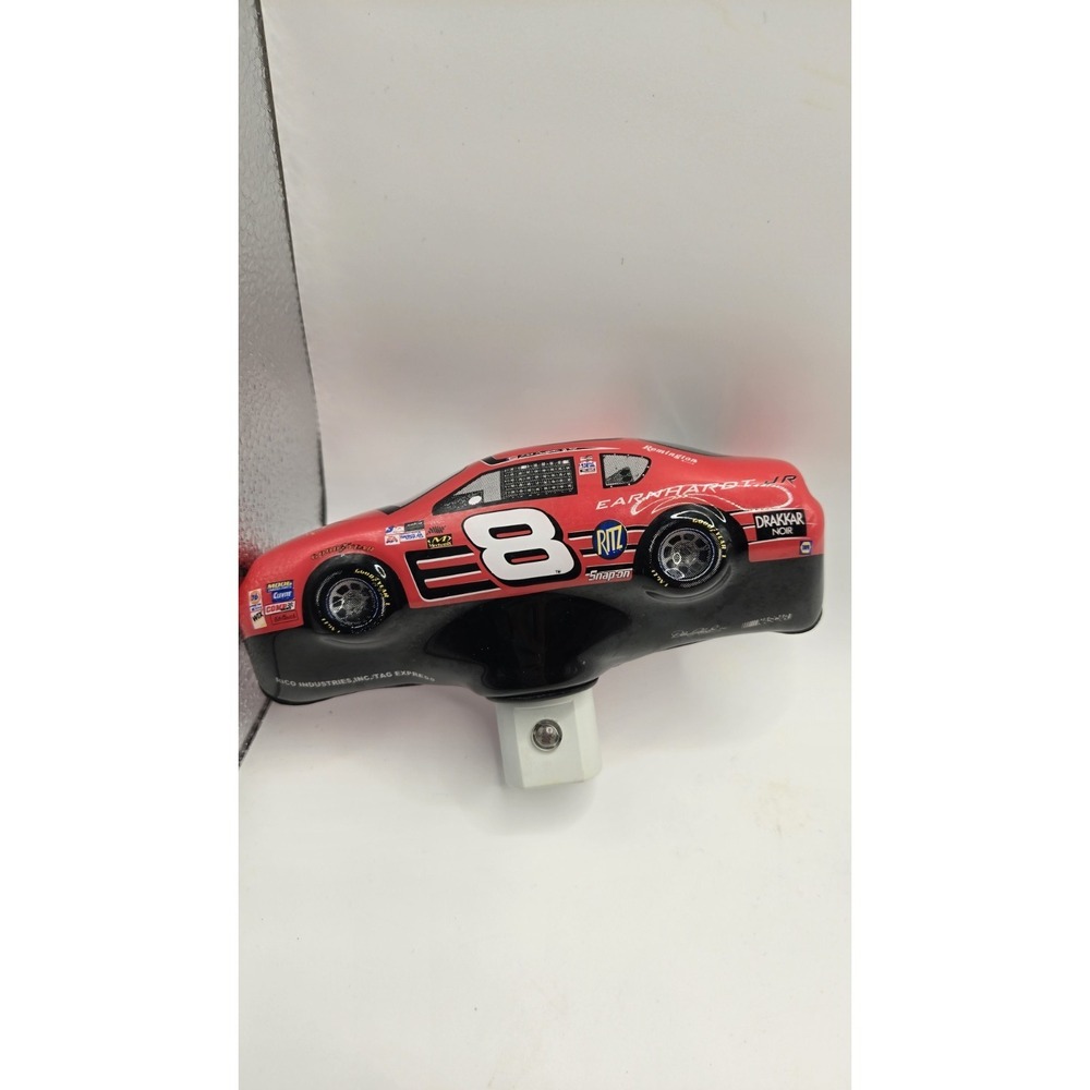 Dale Earnhardt Jr #8 NASCAR Race Car Night Light RICO Industries Works Vintage‎